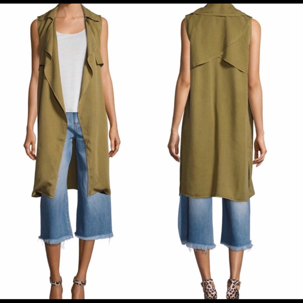Walter Baker Green Trench Vest